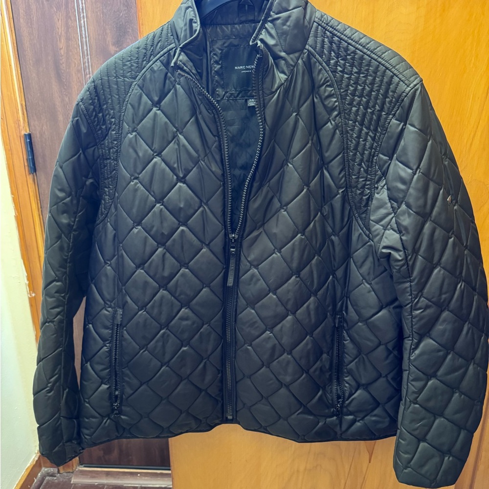 Marc New York Men's Quilted Black Puffer Jacket